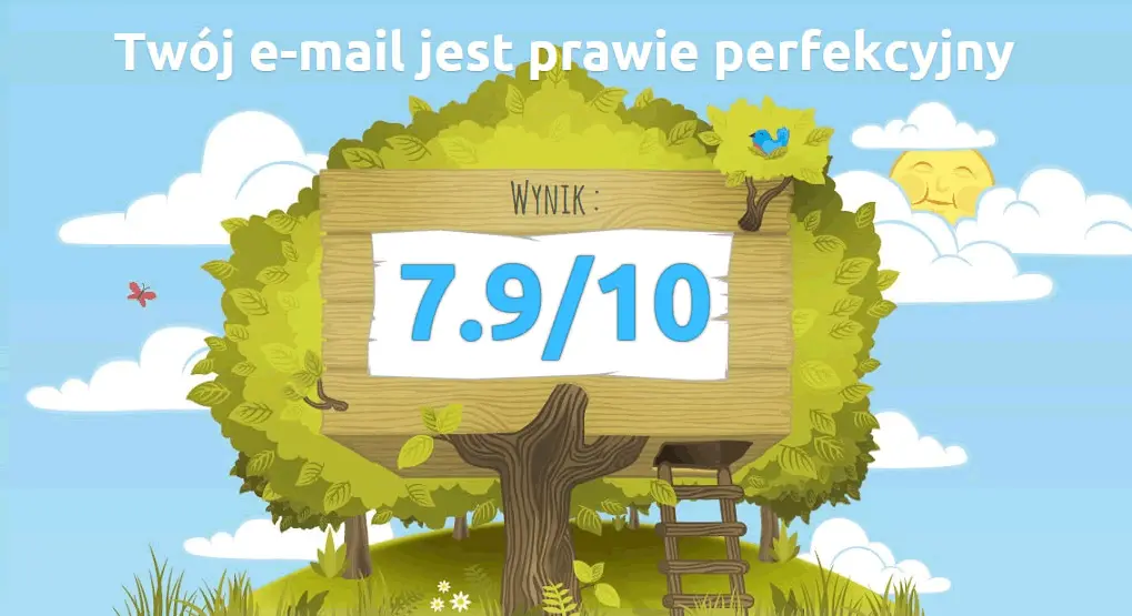 Testowanie wiadomości za pomocą mail-tester.com